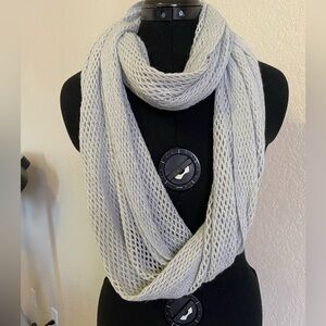 Apt. 9 Grey and Silver Sparkle Infinity Scarf